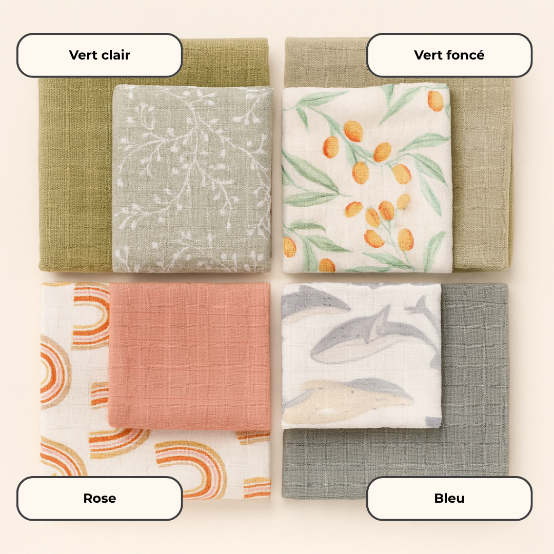 Mousselines Douceur en Bambou