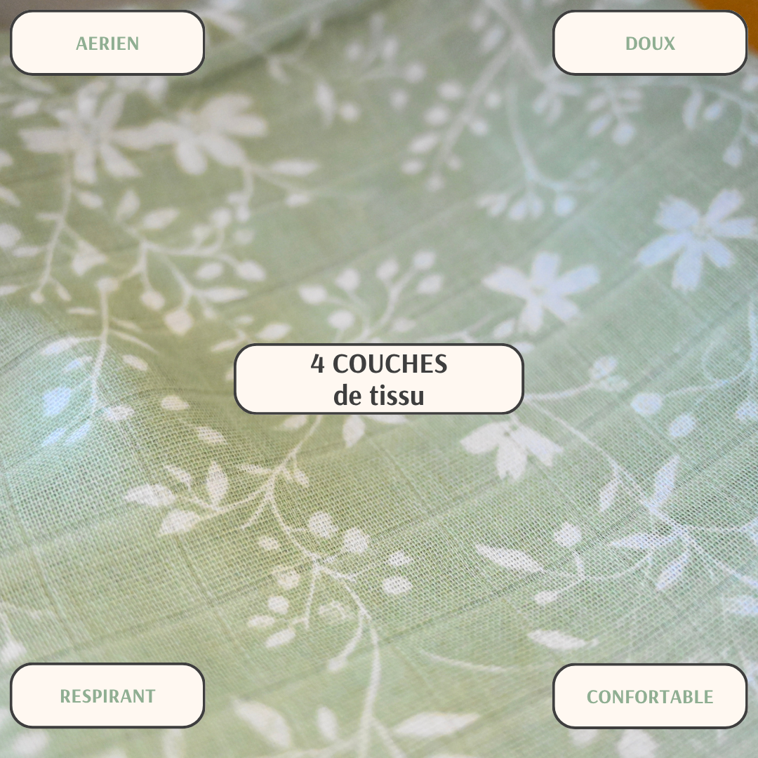 Mousselines Douceur en Bambou