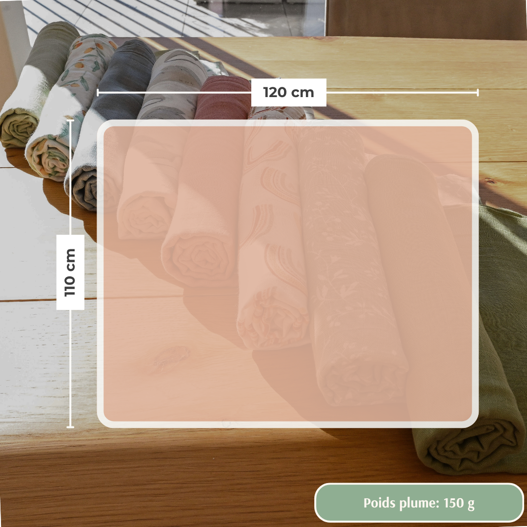 Mousselines Douceur en Bambou