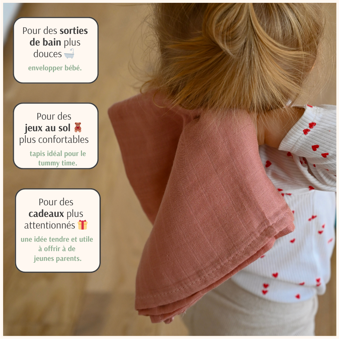 Mousselines Douceur en Bambou